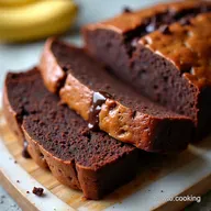 Healthy Chocolate Banana Bread with Yogurt Moist Rich