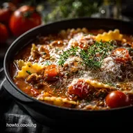 Healthy Lasagna Soup High Protein OnePot Comfort Ready in 50 Mins