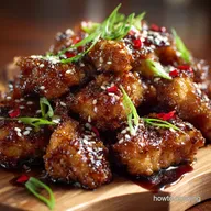 Healthy Sesame Chicken Crispy OvenBaked Recipe with LowSugar Glaze
