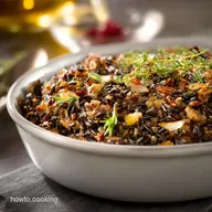 Healthy Thanksgiving Dishes: Fibre-Rich Wild Rice Dressing (Gluten-Free)