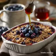 Blueberry Baked Oatmeal: Easy Maple Bake, High Protein Recipe