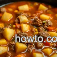 Ultimate Cozy Hearty Crockpot Cowboy Soup