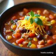 Easy Turkey Taco Soup Recipe Quick Hearty Comfort Food