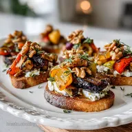 Herb Roasted Vegetables With Goat Cheese: Oven-Only Method