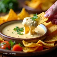 Holy Queso Easy Mexican Restaurant Style White Cheese Dip