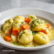 Homemade Chicken and Dumplings: Fluffy
