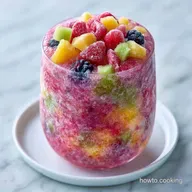 Homemade Fruit Juice Slushie in 5 Minutes