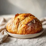 Soft Golden Sourdough Loaf with Honey in 85 Minutes