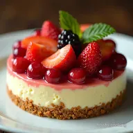 JewelTopped fruit salad cheesecake My Easy Recipe