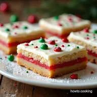 Jolly christmas sugar cookie bars Easy Holiday Baking