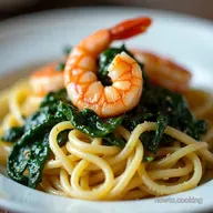 The Best Lemony Shrimp Asparagus Mushroom Pasta Recipe