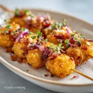 Loaded Tater Tot Skewers Recipe in 35 Minutes