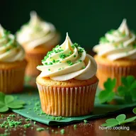 St Patricks Day Cupcakes Irish Cream Whiskey Magic