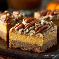 MakeAhead Thanksgiving Desserts: Easy Pumpkin Pecan Cheesecake Bars