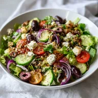 Mediterranean Green Salad Bowl