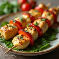 Mediterranean skewer sppetizers My Lemon Herb Chicken