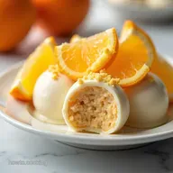 Easy No Bake Orange Creamsicle Truffles Recipe