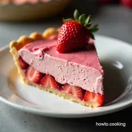Sunshine in a Slice Ultimate NoBake Strawberry Icebox Pie