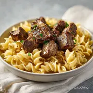 Beef and Noodles: Slow-Cooked