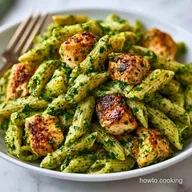 Creamy One Pot Chicken Pesto Pasta