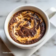 Peanut Butter Cake in a Mug in 3 Minutes