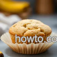 Perfectly Soft & Easy Banana Muffin Recipe With 3 Simple Ingredients