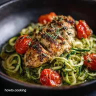 Pesto Chicken Zucchini Noodles: 25-Min Low-Carb Dinner