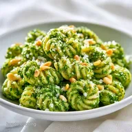 Pine Nut Pesto Pasta in 25 Minutes