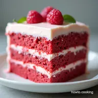 Pink Velvet Dream Cake with Rosewater Cream Cheese Frosting