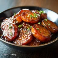 Southern Oven Candied Sweet Potatoes Sticky Maple Brown Sugar Glaze