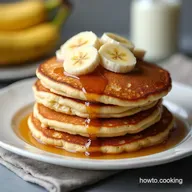 Fluffy Cottage Cheese Banana Oatmeal Protein Pancakes