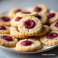 The Ultimate Raspberry Almond Shortbread Thumbprint Cookies Recipe
