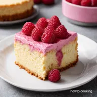 Raspberry Cake Delight My Rhapsody cake with raspberry filling