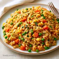 Rice Cooker Vegetable Rice in 25 Minutes