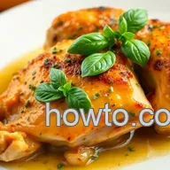 Roast Chicken with Basil & Savory Onion Soup