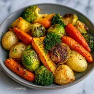 Roasted Autumn Vegetables for 8 Servings