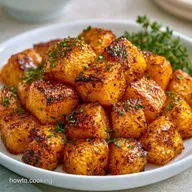 Roasted Butternut Squash with Maple Syrup