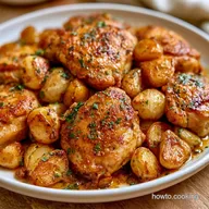 One-Pot Roasted Garlic Clove Chicken