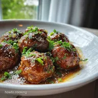 Salisbury Steak Meatballs: Pan-Seared with Mushroom Gravy