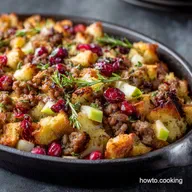 Sausage Apple and Cranberry Stuffing: The Best Festive Side Dish