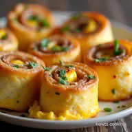 Easy Sausage Egg and Cheese Breakfast RollUps Recipe