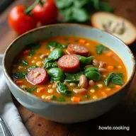 Sausage Spinach Soup My GoTo Comfort Bowl