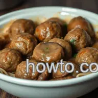 Ultimate Comfort: Savory Slow Cooker Salisbury Steak Meatballs