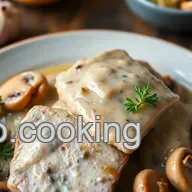 My Juicy Sear Veal in Delicious Creamy Mushroom Sauce: A Family Favorite!