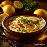 Silky Lemon Chicken Soup Avgolemono Classic Comfort Food