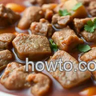 My Family's Favorite Slow Cooked Menudo - Hearty Mexican Delight