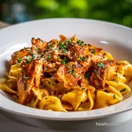 Slow Cooker Olive Garden Chicken Pasta for 6