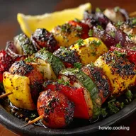 Smoky Lemon Herb Vegetable Kebabs The Ultimate BBQ Side Dish