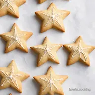 Snowy Spiced Star winter cookies A Royal Icing Delight