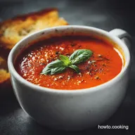 Soup Recipe with Tomato and Basil: Silky & Vibrant